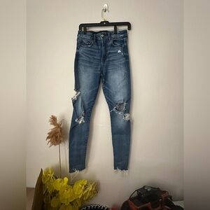 American Eagle Outfitters Blue Jeans with Classic Medium Wash